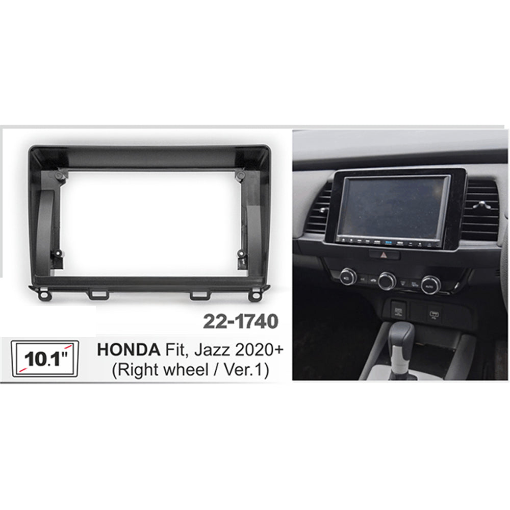 FITTING KIT 10.1" DASH HONDA FIT JAZZ RHD 2021 ON (BLACK)