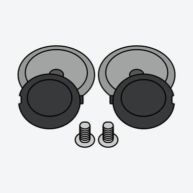 Visor Plates Helios Black Airoh