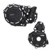 X-Power Engine Case Cover Kit Black Suzuki DR-Z4S