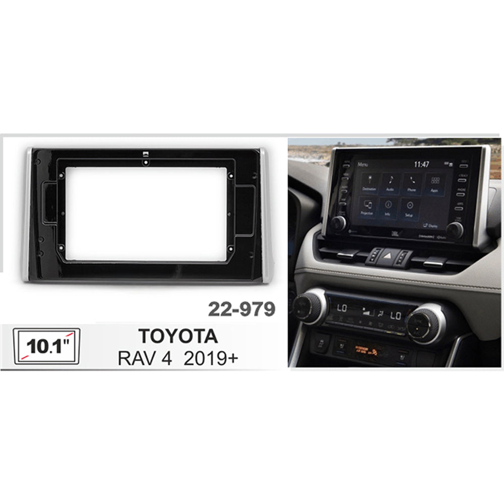 FITTING KIT 10.1" DASH TOYOTA RAV4 2019 ON (BLACK)