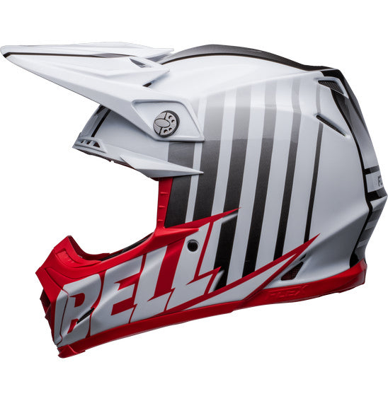 Bell MOTO-9S FLEX Sprint Matte Gloss White/Red