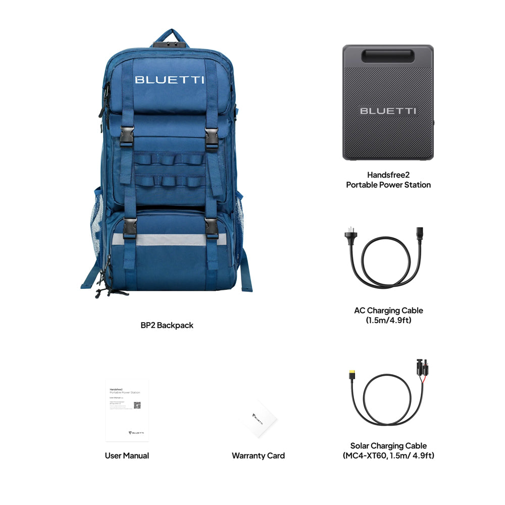 BLUETTI HANDSFREE 2 BACKPACK POWER STATION
