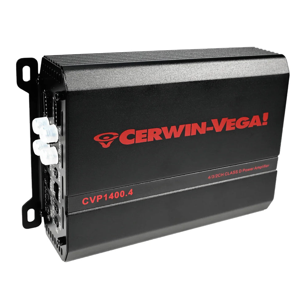 CERWIN VEGA CVP SERIES 4CH AMPLIFIER 90W RMS X4 @ 4OHM | 140W RMS X4 @ 2OHM