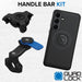 Samsung Galaxy S25FE Handlebar Mount Kit Quad Lock
