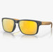0OO9102-W455 Oakley Holbrook Sunglasses Matte Carbon Frame with PRIZM 24K Polarized Lens