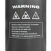 Tech 7 Aluminium Fuel Bottle 1L - Warning