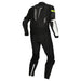 ARGON Pursuit 1-Piece Leather Race Suit - Black White/Hi-vis
