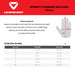 DRIRIDER Size Chart - Womens Gloves