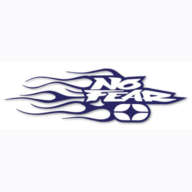 No Fear Flames Sticker