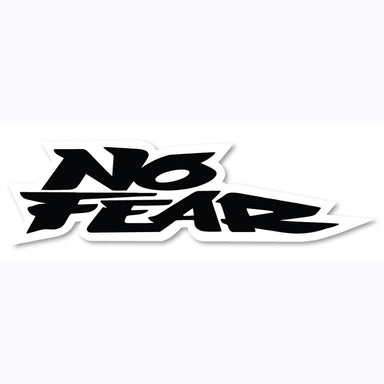 No Fear Label Sticker