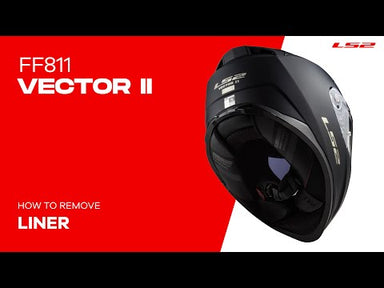 LS2 FF811 Vector II Carbon Savage Helmet - White / Red / Grey