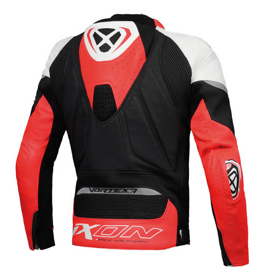 Ixon VORTEX 3 Jacket Blk/Wht/Red - Sport Leather