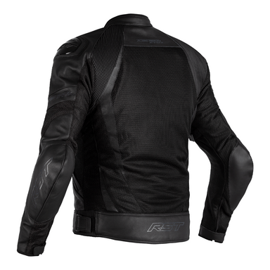 RST TRACTECH EVO 4 MESH LEATHER JACKET [BLACK]