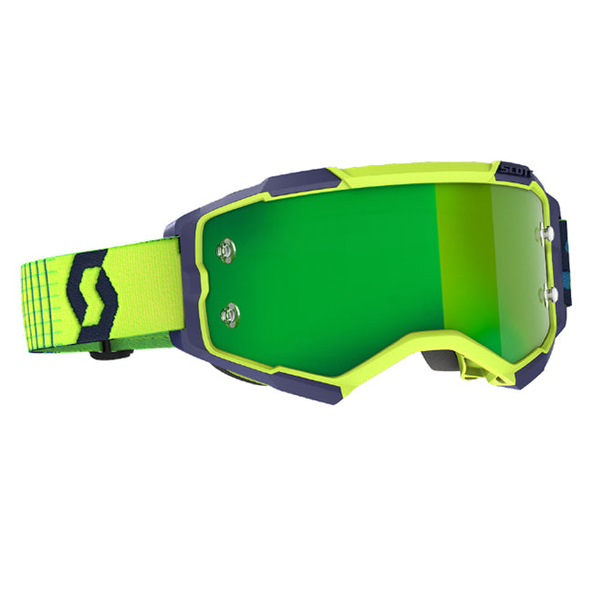 Fury Goggle Blue Yellow_Green Chrome works lens