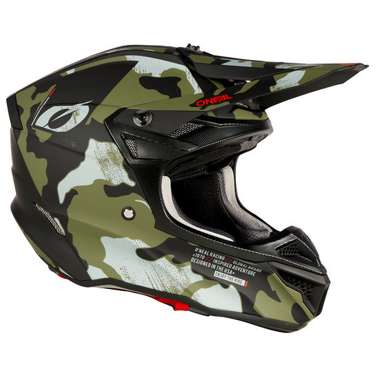 O'Neal 5SRS CAMO Helmet - Black/Green