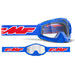 FMF POWERBOMB Goggle Rocket Blue - Clear Lens