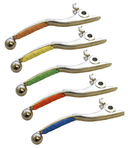 Levers with Rubber Insert - Yellow