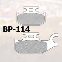 RE-BP-114 - Renthal RC-1 Works Sintered Brake Pads - NOT TO SCALE
