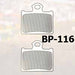 RE-BP-116 - Renthal RC-1 Works Sintered Brake Pads - NOT TO SCALE